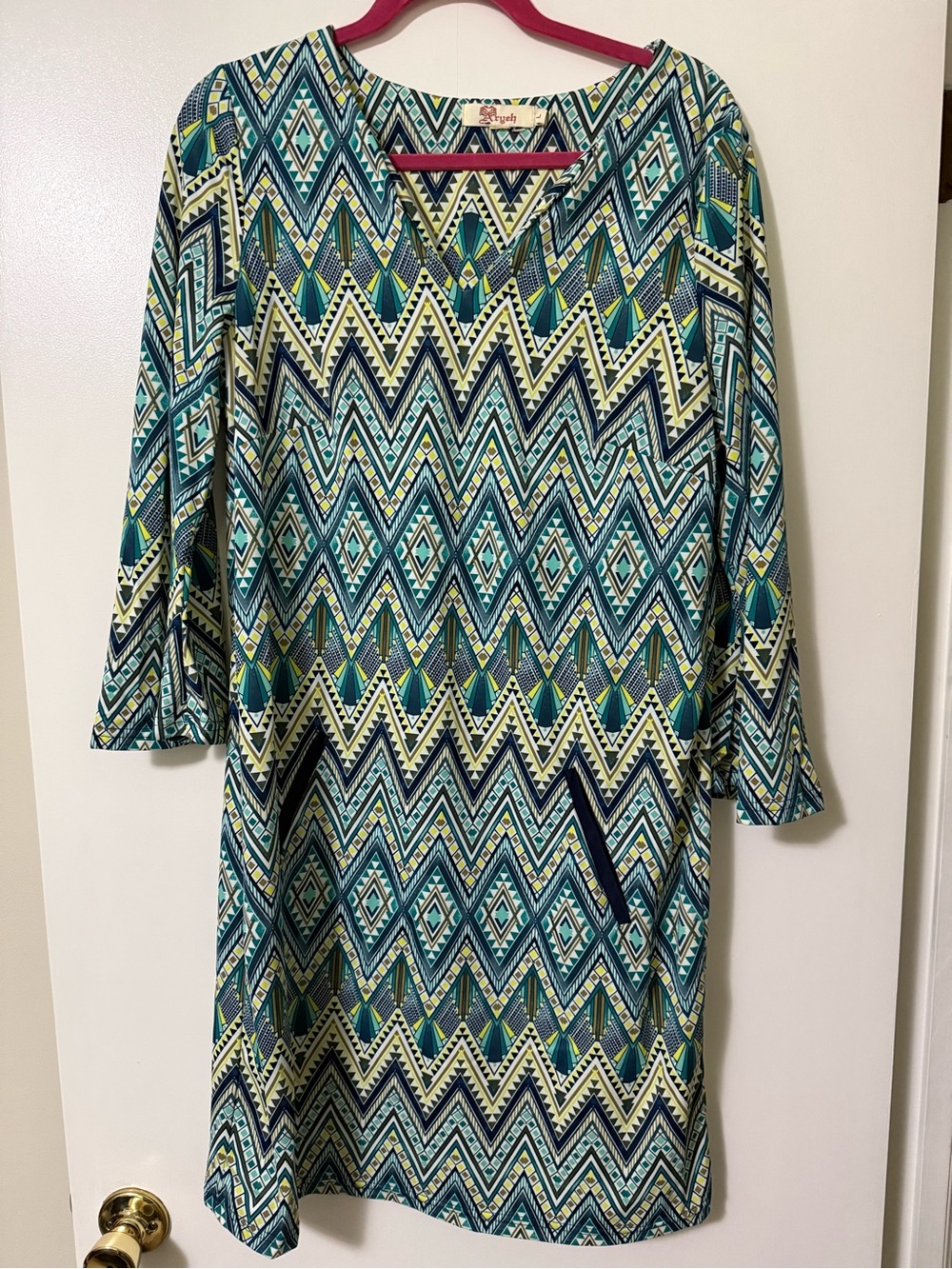 Aryeh Aztec Midi Dress